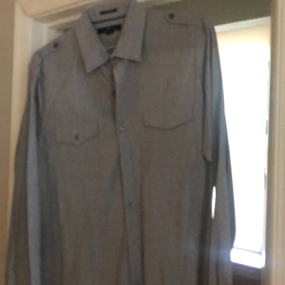 Mark Anthony clothing line slim fit dress shirt